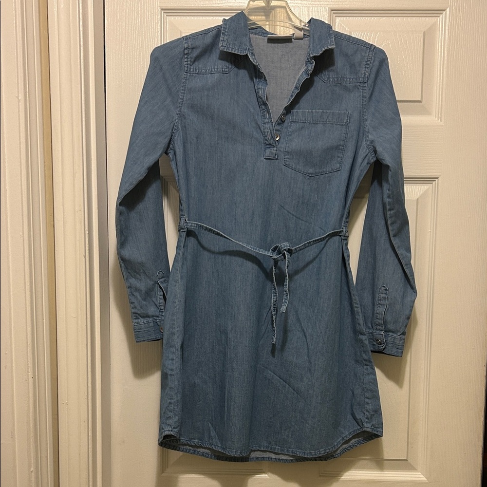 Place Kids Blue Denim Casual Dress